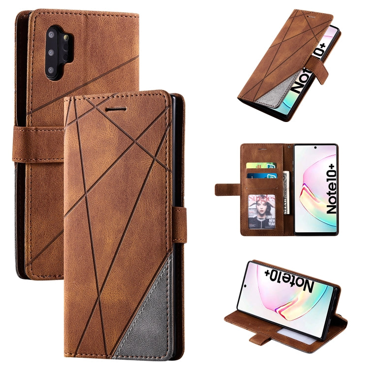 Skin Feel Splicing Horizontal Flip Leather Case with Holder & Card Slots & Wallet & Photo Frame, For Samsung Galaxy Note9, For Samsung Galaxy Note 10, For Samsung Galaxy Note 10 Pro, For Samsung Galaxy S8 Plus, For Samsung Galaxy S9 Plus���������������...