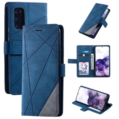 Skin Feel Splicing Horizontal Flip Leather Case with Holder & Card Slots & Wallet & Photo Frame, For Samsung Galaxy S20, For Samsung Galaxy S20 Plus, For Samsung Galaxy S20 Ultra, For Samsung Galaxy S8, For Samsung Galaxy J6, For Samsung Galaxy A50����...