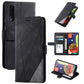 Skin Feel Splicing Horizontal Flip Leather Case with Holder & Card Slots & Wallet & Photo Frame, For Samsung Galaxy S20, For Samsung Galaxy S20 Plus, For Samsung Galaxy S20 Ultra, For Samsung Galaxy S8, For Samsung Galaxy J6, For Samsung Galaxy A50����...