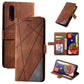 Skin Feel Splicing Horizontal Flip Leather Case with Holder & Card Slots & Wallet & Photo Frame, For Samsung Galaxy S20, For Samsung Galaxy S20 Plus, For Samsung Galaxy S20 Ultra, For Samsung Galaxy S8, For Samsung Galaxy J6, For Samsung Galaxy A50����...
