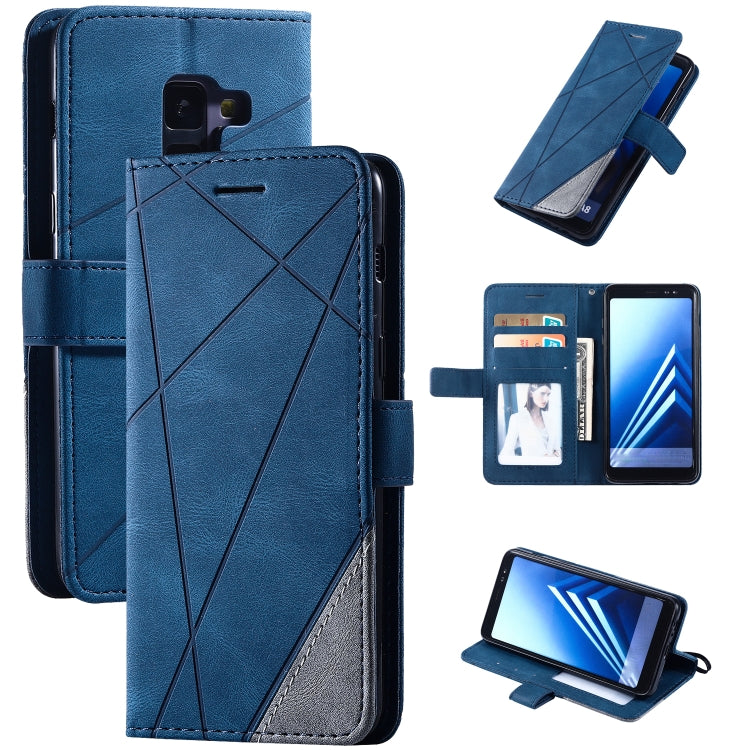 Skin Feel Splicing Horizontal Flip Leather Case with Holder & Card Slots & Wallet & Photo Frame, For Samsung Galaxy S20, For Samsung Galaxy S20 Plus, For Samsung Galaxy S20 Ultra, For Samsung Galaxy S8, For Samsung Galaxy J6, For Samsung Galaxy A50����...
