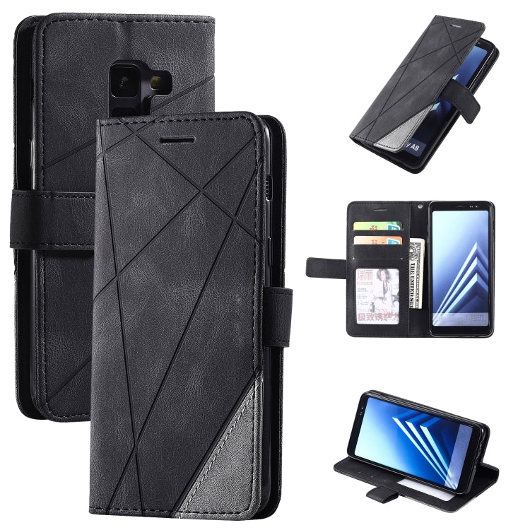 Skin Feel Splicing Horizontal Flip Leather Case with Holder & Card Slots & Wallet & Photo Frame, For Samsung Galaxy S20, For Samsung Galaxy S20 Plus, For Samsung Galaxy S20 Ultra, For Samsung Galaxy S8, For Samsung Galaxy J6, For Samsung Galaxy A50����...