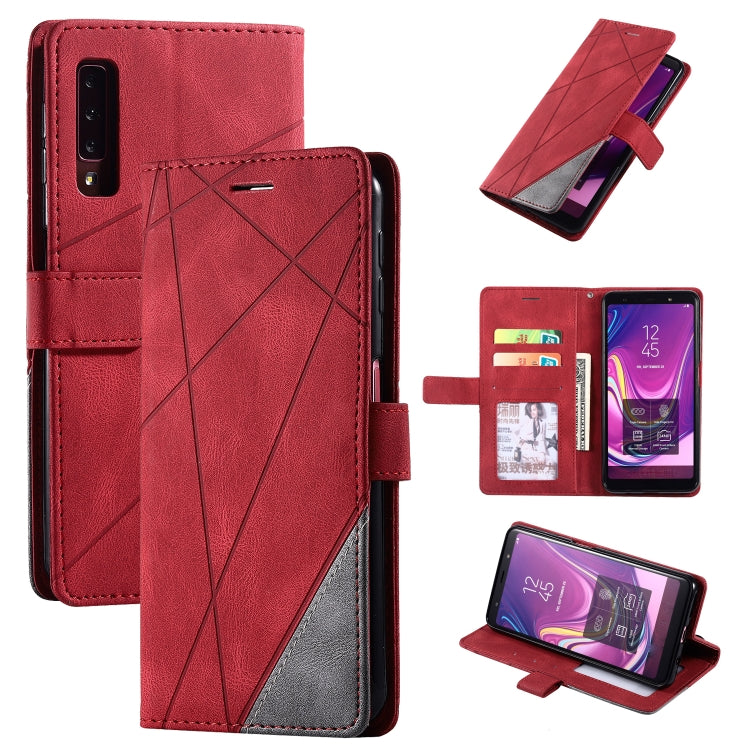 Skin Feel Splicing Horizontal Flip Leather Case with Holder & Card Slots & Wallet & Photo Frame, For Samsung Galaxy S20, For Samsung Galaxy S20 Plus, For Samsung Galaxy S20 Ultra, For Samsung Galaxy S8, For Samsung Galaxy J6, For Samsung Galaxy A50����...