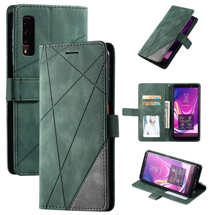Skin Feel Splicing Horizontal Flip Leather Case with Holder & Card Slots & Wallet & Photo Frame, For Samsung Galaxy S20, For Samsung Galaxy S20 Plus, For Samsung Galaxy S20 Ultra, For Samsung Galaxy S8, For Samsung Galaxy J6, For Samsung Galaxy A50����...