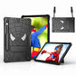 Spider Texture Silicone Hybrid PC Tablet Case with Shoulder Strap