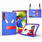Spider Texture Silicone Hybrid PC Tablet Case with Shoulder Strap