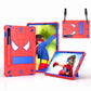 Spider Texture Silicone Hybrid PC Tablet Case with Shoulder Strap
