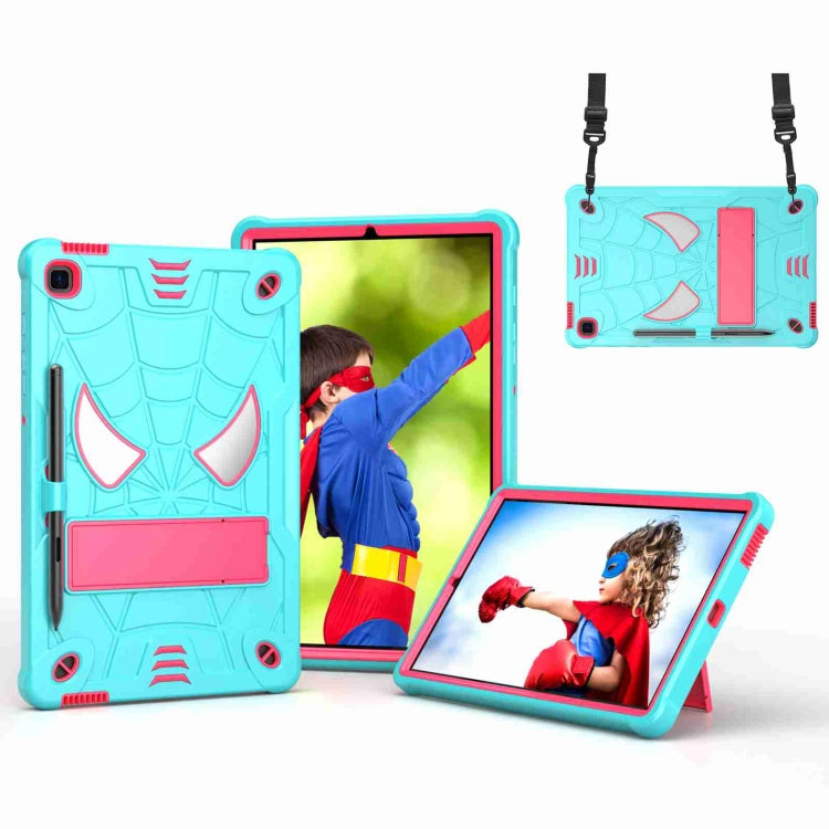 Spider Texture Silicone Hybrid PC Tablet Case with Shoulder Strap