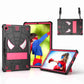 Spider Texture Silicone Hybrid PC Tablet Case with Shoulder Strap