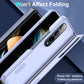 Skin Feel Fold Full Coverage Phone Case with Holder, For Samsung Galaxy Z Fold4, For Samsung Galaxy Z Fold3