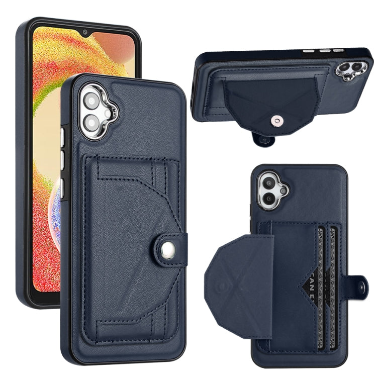 Shockproof Leather Phone Case with Card Holder, For Samsung Galaxy A04E / F04 / M04, For Samsung Galaxy A14 4G / A14 5G, For Samsung Galaxy A34 5G, For Samsung Galaxy A54 5G, For Samsung Galaxy S23 Ultra, For Samsung Galaxy S23, For Samsung Galaxy A04 ...