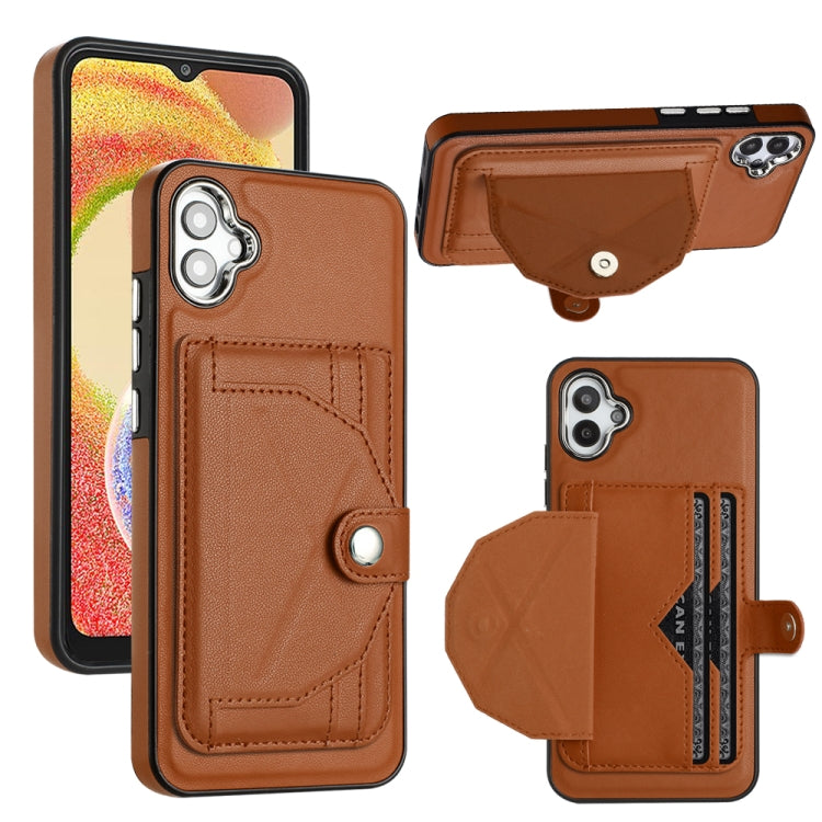 Shockproof Leather Phone Case with Card Holder, For Samsung Galaxy A04E / F04 / M04, For Samsung Galaxy A14 4G / A14 5G, For Samsung Galaxy A34 5G, For Samsung Galaxy A54 5G, For Samsung Galaxy S23 Ultra, For Samsung Galaxy S23, For Samsung Galaxy A04 ...