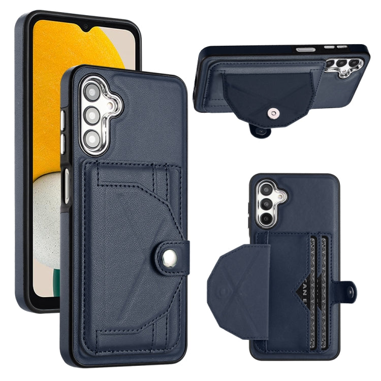 Shockproof Leather Phone Case with Card Holder, For Samsung Galaxy A04E / F04 / M04, For Samsung Galaxy A14 4G / A14 5G, For Samsung Galaxy A34 5G, For Samsung Galaxy A54 5G, For Samsung Galaxy S23 Ultra, For Samsung Galaxy S23, For Samsung Galaxy A04 ...