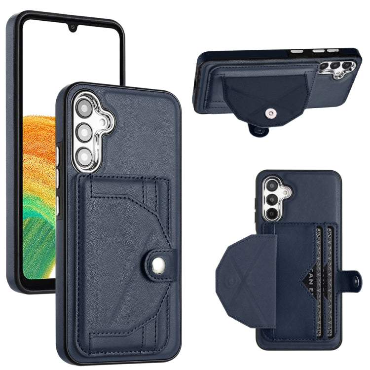 Shockproof Leather Phone Case with Card Holder, For Samsung Galaxy A04E / F04 / M04, For Samsung Galaxy A14 4G / A14 5G, For Samsung Galaxy A34 5G, For Samsung Galaxy A54 5G, For Samsung Galaxy S23 Ultra, For Samsung Galaxy S23, For Samsung Galaxy A04 ...