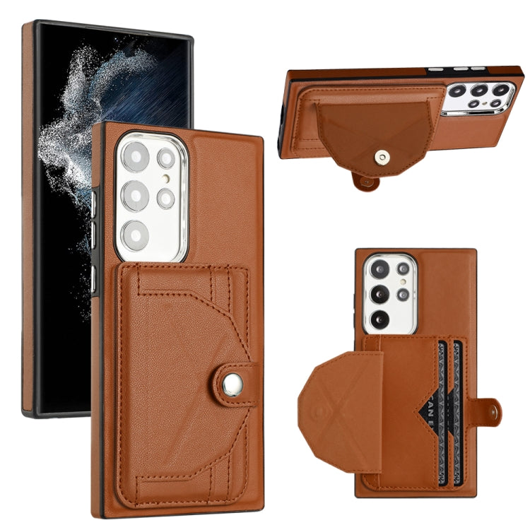 Shockproof Leather Phone Case with Card Holder, For Samsung Galaxy A04E / F04 / M04, For Samsung Galaxy A14 4G / A14 5G, For Samsung Galaxy A34 5G, For Samsung Galaxy A54 5G, For Samsung Galaxy S23 Ultra, For Samsung Galaxy S23, For Samsung Galaxy A04 ...