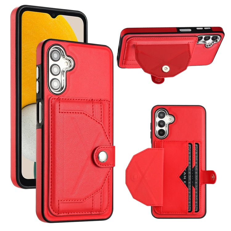 Shockproof Leather Phone Case with Card Holder, For Samsung Galaxy A04E / F04 / M04, For Samsung Galaxy A14 4G / A14 5G, For Samsung Galaxy A34 5G, For Samsung Galaxy A54 5G, For Samsung Galaxy S23 Ultra, For Samsung Galaxy S23, For Samsung Galaxy A04 ...