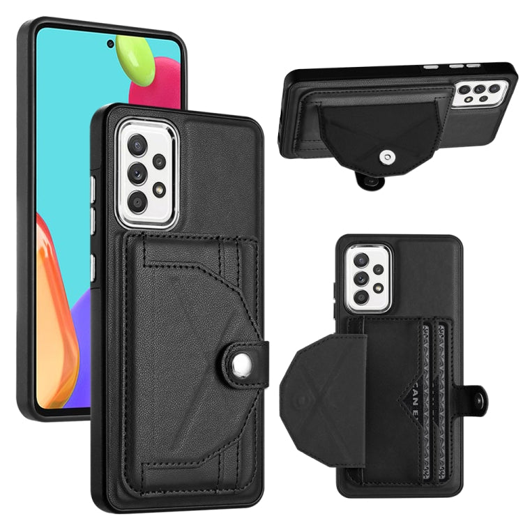 Shockproof Leather Phone Case with Card Holder, For Samsung Galaxy A23 4G / F23 5G / M23 5G, For Samsung Galaxy A53 5G, For Samsung Galaxy A73 5G, For Samsung Galaxy A33 5G, For Samsung Galaxy A13 4G, For Samsung Galaxy S22 Ultra 5G��������������������...
