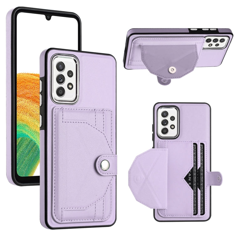 Shockproof Leather Phone Case with Card Holder, For Samsung Galaxy A23 4G / F23 5G / M23 5G, For Samsung Galaxy A53 5G, For Samsung Galaxy A73 5G, For Samsung Galaxy A33 5G, For Samsung Galaxy A13 4G, For Samsung Galaxy S22 Ultra 5G��������������������...