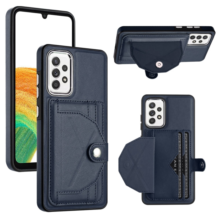 Shockproof Leather Phone Case with Card Holder, For Samsung Galaxy A23 4G / F23 5G / M23 5G, For Samsung Galaxy A53 5G, For Samsung Galaxy A73 5G, For Samsung Galaxy A33 5G, For Samsung Galaxy A13 4G, For Samsung Galaxy S22 Ultra 5G��������������������...