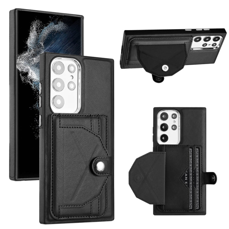 Shockproof Leather Phone Case with Card Holder, For Samsung Galaxy A23 4G / F23 5G / M23 5G, For Samsung Galaxy A53 5G, For Samsung Galaxy A73 5G, For Samsung Galaxy A33 5G, For Samsung Galaxy A13 4G, For Samsung Galaxy S22 Ultra 5G��������������������...
