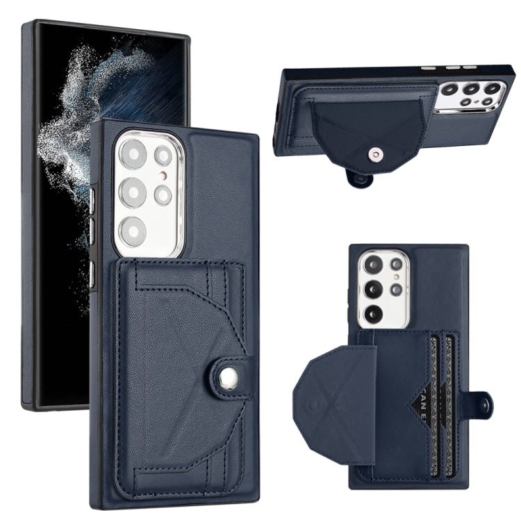 Shockproof Leather Phone Case with Card Holder, For Samsung Galaxy A23 4G / F23 5G / M23 5G, For Samsung Galaxy A53 5G, For Samsung Galaxy A73 5G, For Samsung Galaxy A33 5G, For Samsung Galaxy A13 4G, For Samsung Galaxy S22 Ultra 5G��������������������...