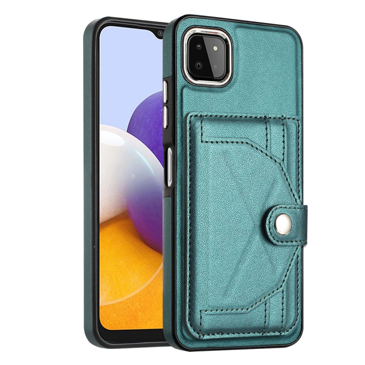 Shockproof Leather Phone Case with Card Holder, For Samsung Galaxy A22 5G, For Samsung Galaxy S21 FE 5G, For Samsung Galaxy A32 4G, For Samsung Galaxy A72 4G / A72 5G, For Samsung Galaxy A52 4G / A52 5G, For Samsung Galaxy A12 4G / M12�����������������...
