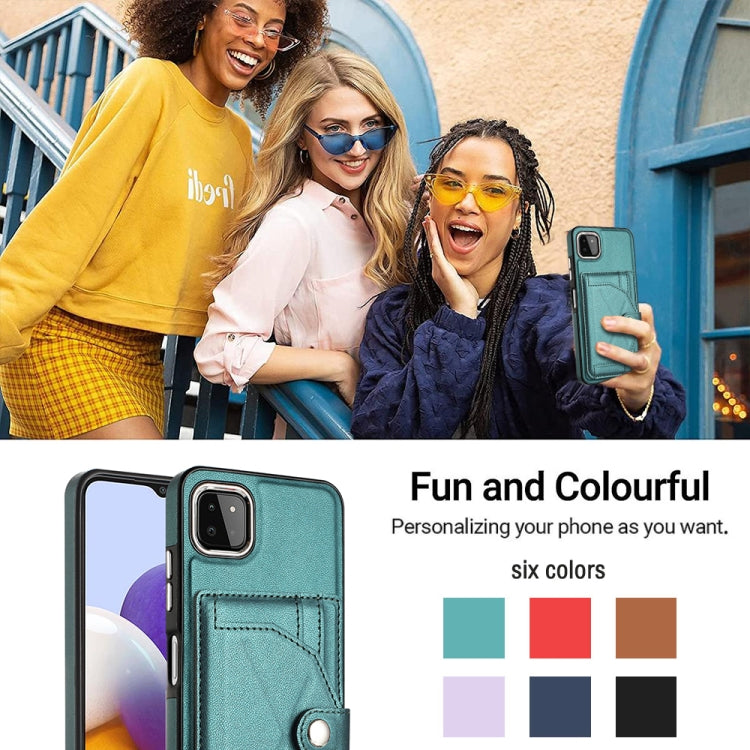 Shockproof Leather Phone Case with Card Holder, For Samsung Galaxy A22 5G, For Samsung Galaxy S21 FE 5G, For Samsung Galaxy A32 4G, For Samsung Galaxy A72 4G / A72 5G, For Samsung Galaxy A52 4G / A52 5G, For Samsung Galaxy A12 4G / M12�����������������...