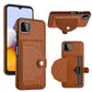 Shockproof Leather Phone Case with Card Holder, For Samsung Galaxy A22 5G, For Samsung Galaxy S21 FE 5G, For Samsung Galaxy A32 4G, For Samsung Galaxy A72 4G / A72 5G, For Samsung Galaxy A52 4G / A52 5G, For Samsung Galaxy A12 4G / M12�����������������...