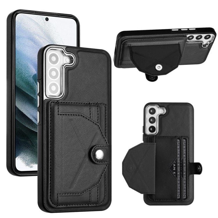 Shockproof Leather Phone Case with Card Holder, For Samsung Galaxy A22 5G, For Samsung Galaxy S21 FE 5G, For Samsung Galaxy A32 4G, For Samsung Galaxy A72 4G / A72 5G, For Samsung Galaxy A52 4G / A52 5G, For Samsung Galaxy A12 4G / M12�����������������...