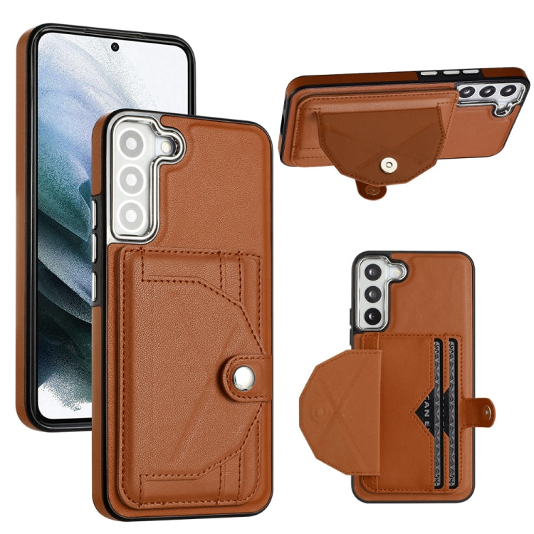 Shockproof Leather Phone Case with Card Holder, For Samsung Galaxy A22 5G, For Samsung Galaxy S21 FE 5G, For Samsung Galaxy A32 4G, For Samsung Galaxy A72 4G / A72 5G, For Samsung Galaxy A52 4G / A52 5G, For Samsung Galaxy A12 4G / M12�����������������...