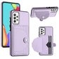 Shockproof Leather Phone Case with Card Holder, For Samsung Galaxy A22 5G, For Samsung Galaxy S21 FE 5G, For Samsung Galaxy A32 4G, For Samsung Galaxy A72 4G / A72 5G, For Samsung Galaxy A52 4G / A52 5G, For Samsung Galaxy A12 4G / M12�����������������...