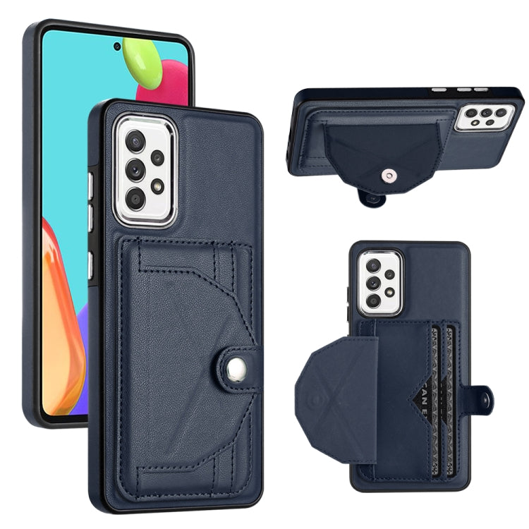 Shockproof Leather Phone Case with Card Holder, For Samsung Galaxy A22 5G, For Samsung Galaxy S21 FE 5G, For Samsung Galaxy A32 4G, For Samsung Galaxy A72 4G / A72 5G, For Samsung Galaxy A52 4G / A52 5G, For Samsung Galaxy A12 4G / M12�����������������...
