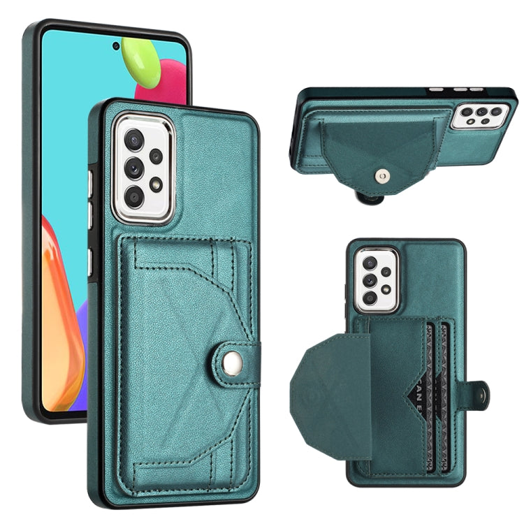 Shockproof Leather Phone Case with Card Holder, For Samsung Galaxy A22 5G, For Samsung Galaxy S21 FE 5G, For Samsung Galaxy A32 4G, For Samsung Galaxy A72 4G / A72 5G, For Samsung Galaxy A52 4G / A52 5G, For Samsung Galaxy A12 4G / M12�����������������...