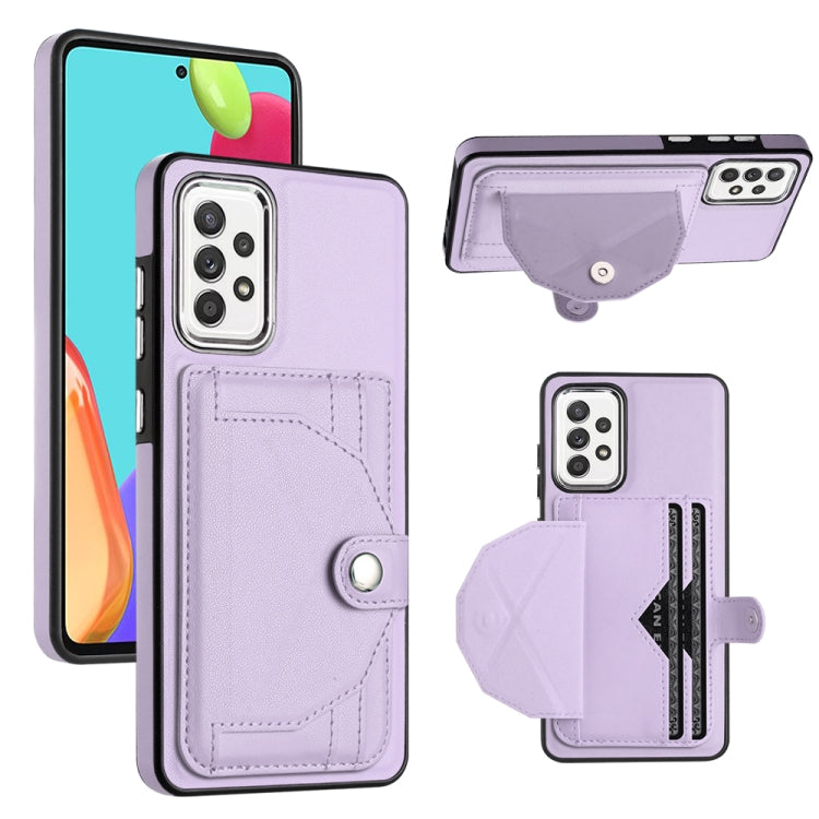 Shockproof Leather Phone Case with Card Holder, For Samsung Galaxy A22 5G, For Samsung Galaxy S21 FE 5G, For Samsung Galaxy A32 4G, For Samsung Galaxy A72 4G / A72 5G, For Samsung Galaxy A52 4G / A52 5G, For Samsung Galaxy A12 4G / M12�����������������...