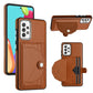 Shockproof Leather Phone Case with Card Holder, For Samsung Galaxy A22 5G, For Samsung Galaxy S21 FE 5G, For Samsung Galaxy A32 4G, For Samsung Galaxy A72 4G / A72 5G, For Samsung Galaxy A52 4G / A52 5G, For Samsung Galaxy A12 4G / M12�����������������...