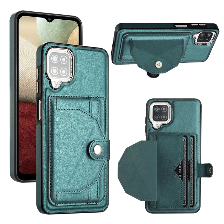 Shockproof Leather Phone Case with Card Holder, For Samsung Galaxy A22 5G, For Samsung Galaxy S21 FE 5G, For Samsung Galaxy A32 4G, For Samsung Galaxy A72 4G / A72 5G, For Samsung Galaxy A52 4G / A52 5G, For Samsung Galaxy A12 4G / M12�����������������...