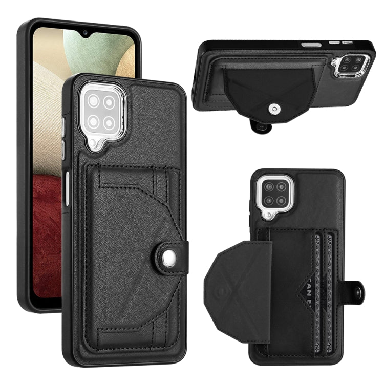Shockproof Leather Phone Case with Card Holder, For Samsung Galaxy A22 5G, For Samsung Galaxy S21 FE 5G, For Samsung Galaxy A32 4G, For Samsung Galaxy A72 4G / A72 5G, For Samsung Galaxy A52 4G / A52 5G, For Samsung Galaxy A12 4G / M12�����������������...