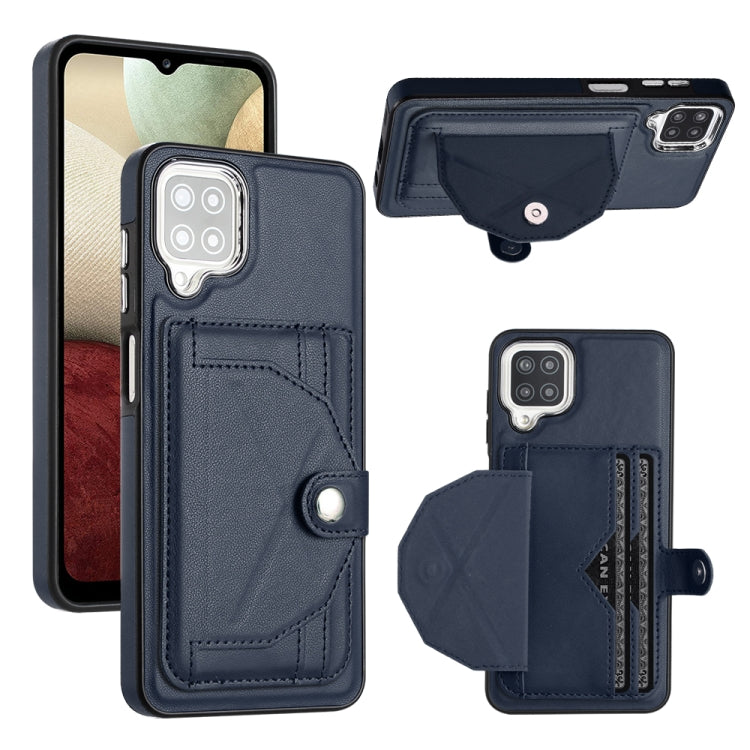 Shockproof Leather Phone Case with Card Holder, For Samsung Galaxy A22 5G, For Samsung Galaxy S21 FE 5G, For Samsung Galaxy A32 4G, For Samsung Galaxy A72 4G / A72 5G, For Samsung Galaxy A52 4G / A52 5G, For Samsung Galaxy A12 4G / M12�����������������...
