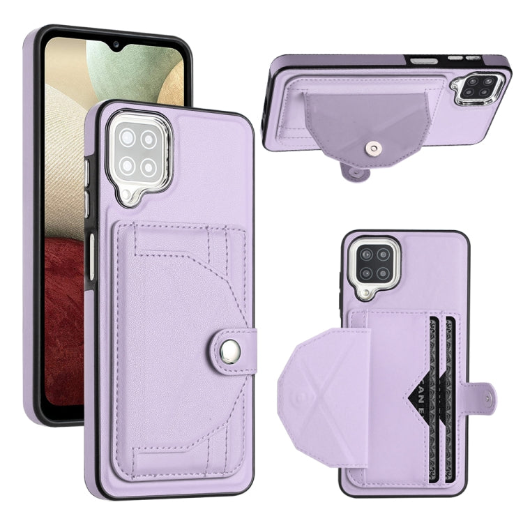 Shockproof Leather Phone Case with Card Holder, For Samsung Galaxy A22 5G, For Samsung Galaxy S21 FE 5G, For Samsung Galaxy A32 4G, For Samsung Galaxy A72 4G / A72 5G, For Samsung Galaxy A52 4G / A52 5G, For Samsung Galaxy A12 4G / M12�����������������...
