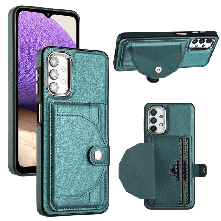Shockproof Leather Phone Case with Card Holder, For Samsung Galaxy A22 5G, For Samsung Galaxy S21 FE 5G, For Samsung Galaxy A32 4G, For Samsung Galaxy A72 4G / A72 5G, For Samsung Galaxy A52 4G / A52 5G, For Samsung Galaxy A12 4G / M12�����������������...