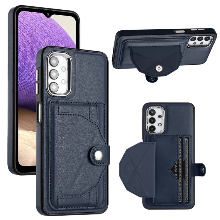 Shockproof Leather Phone Case with Card Holder, For Samsung Galaxy A22 5G, For Samsung Galaxy S21 FE 5G, For Samsung Galaxy A32 4G, For Samsung Galaxy A72 4G / A72 5G, For Samsung Galaxy A52 4G / A52 5G, For Samsung Galaxy A12 4G / M12�����������������...