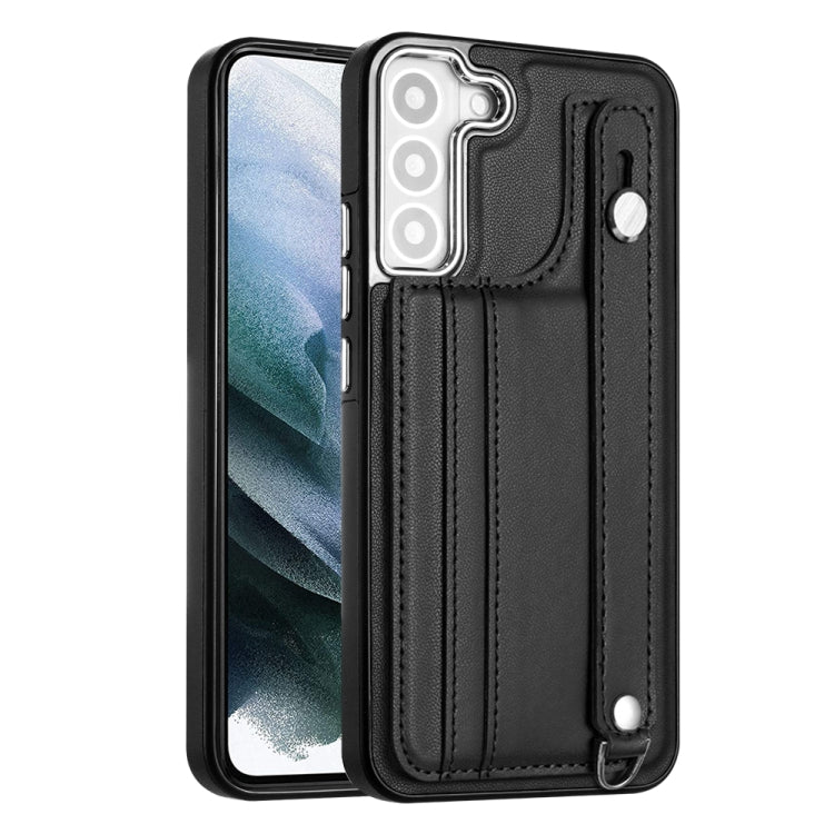 Shockproof Leather Phone Case with Wrist Strap, For Samsung Galaxy A23 4G / F23 5G / M23 5G, For Samsung Galaxy A53 5G, For Samsung Galaxy A73 5G, For Samsung Galaxy A33 5G, For Samsung Galaxy A13 4G, For Samsung Galaxy S22 Ultra 5G��������������������...