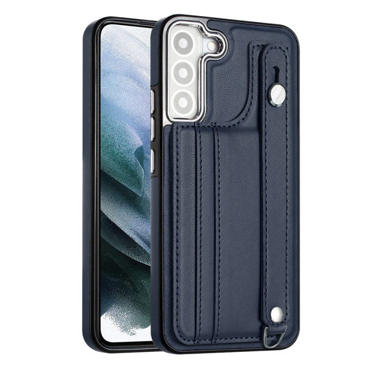 Shockproof Leather Phone Case with Wrist Strap, For Samsung Galaxy A22 5G, For Samsung Galaxy S21 FE 5G, For Samsung Galaxy A32 4G, For Samsung Galaxy A72 4G / A72 5G, For Samsung Galaxy A52 4G / A52 5G, For Samsung Galaxy A12 4G / M12�����������������...