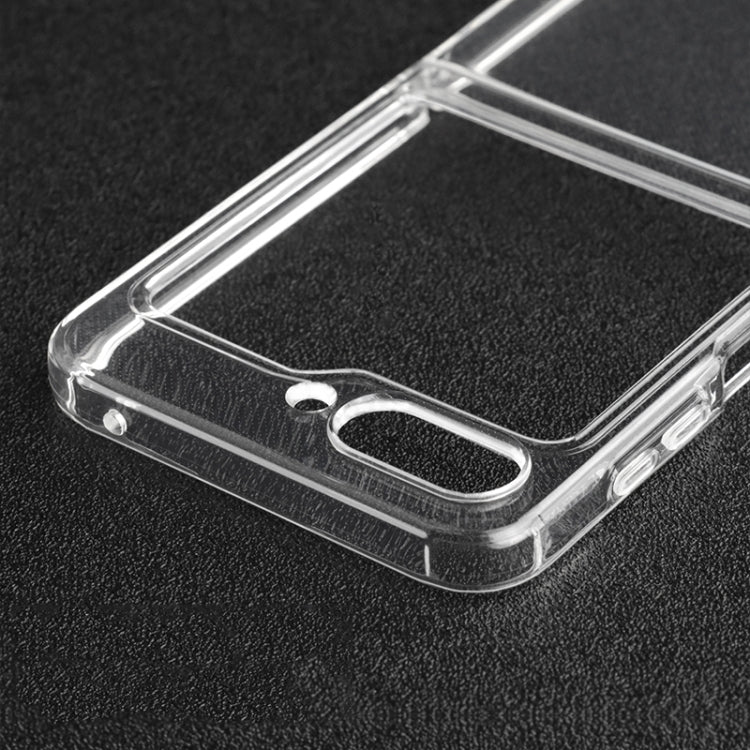 Transparent TPU Hinge Airbag Shockproof Protective Phone Case, For Samsung Galaxy Z Flip5