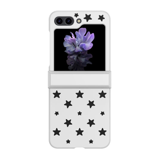 Star Pattern PC Skin Feel Shockproof Phone Case, For Samsung Galaxy Z Flip5