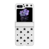 Star Pattern PC Skin Feel Shockproof Phone Case, For Samsung Galaxy Z Flip5