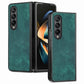 Skin-feel Solid Color PU Back Cover Phone Case, For Samsung Galaxy Z Fold5, For Samsung Galaxy Z Fold4