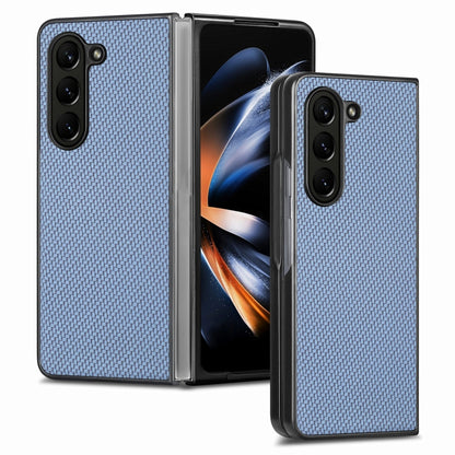 Carbon Fiber Texture Back Cover Phone Case, For Samsung Galaxy Z Fold5