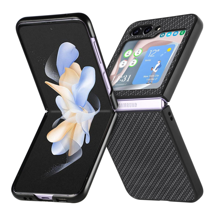 Carbon Fiber Fold Back Phone Case, For Samsung Galaxy Z Flip5