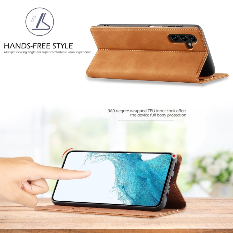 LC.IMEEKE Strong Magnetism Ultra-thin Matte Leather Phone Case